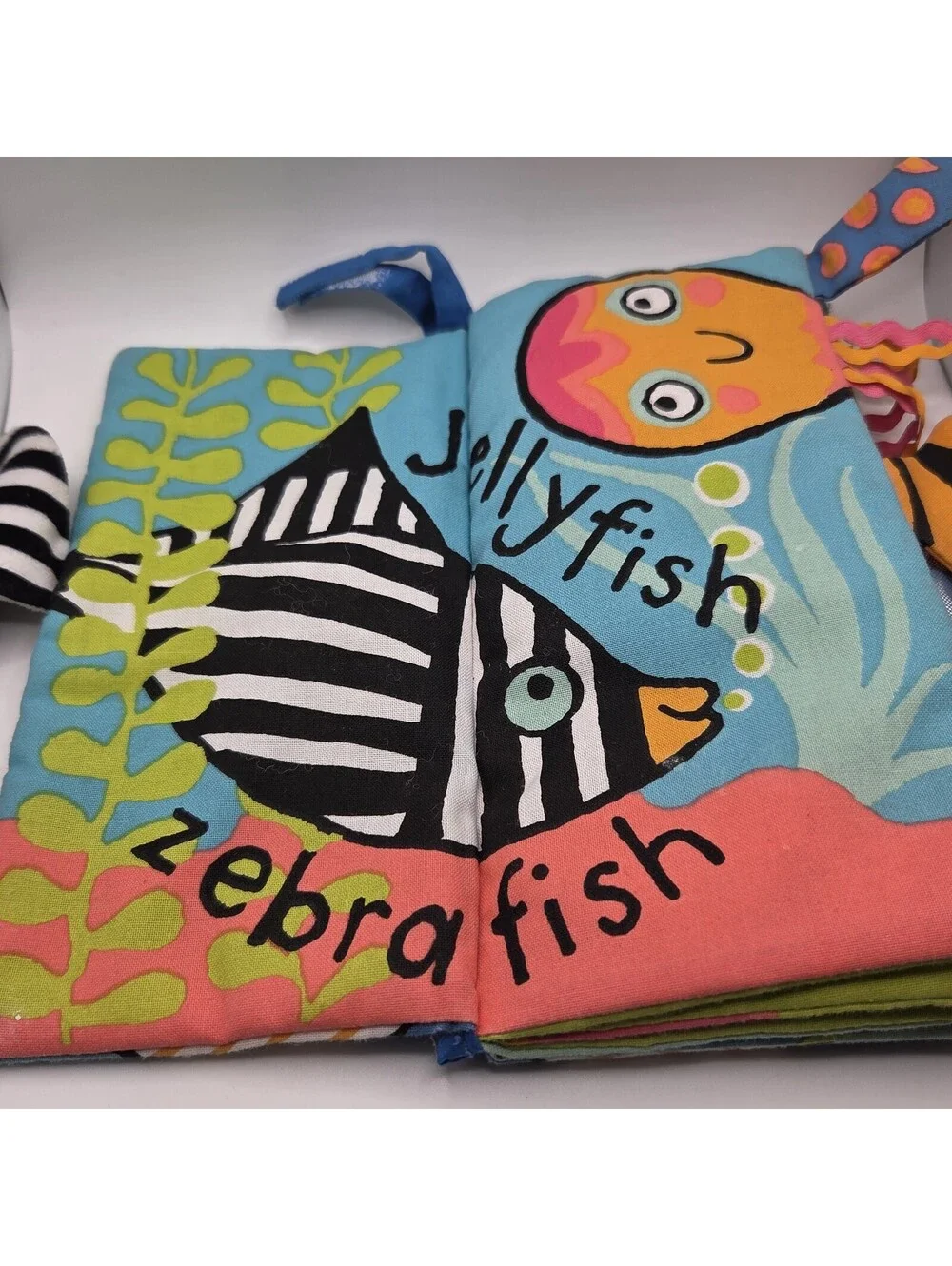 Jellycat Sea Tails Soft Baby Book Anne Wilkinson Soft Toy Comforter Plush